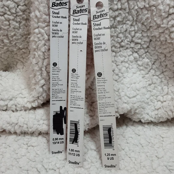 Susan Bates new steel crochet hooks - Picture 3 of 3